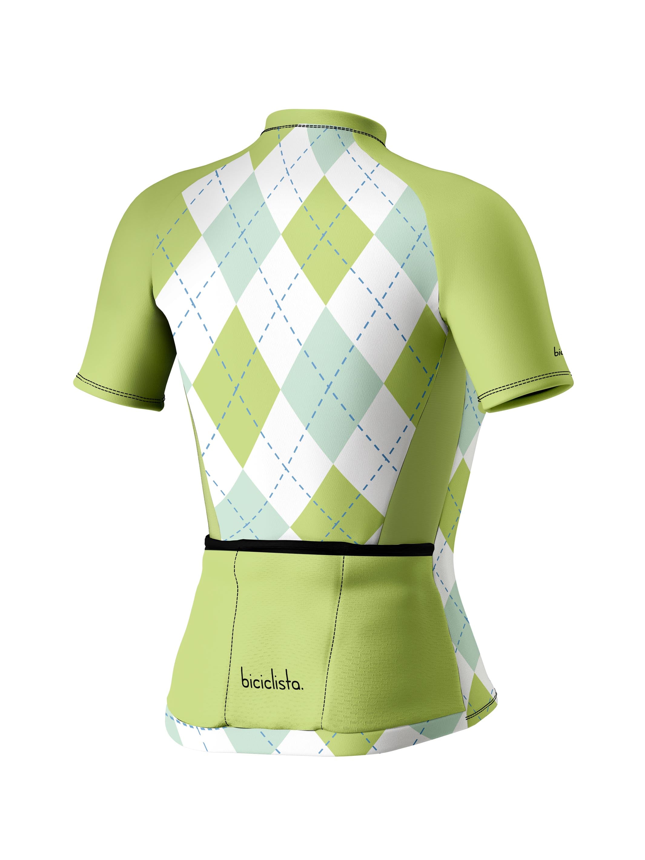 ARGYLE GREEN - Women's Cycling Jersey