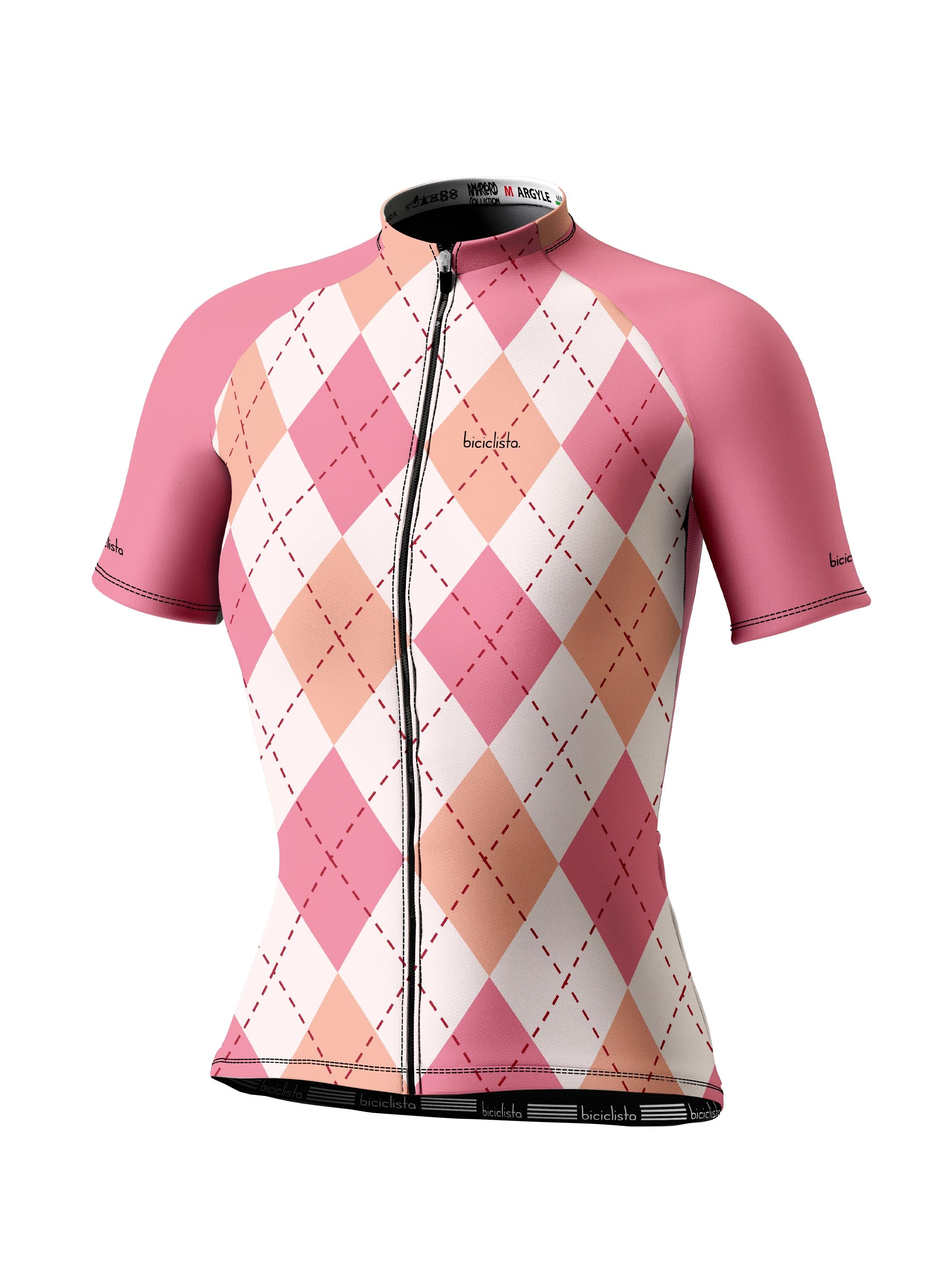 ARGYLE PINK - Women's Cycling Jersey