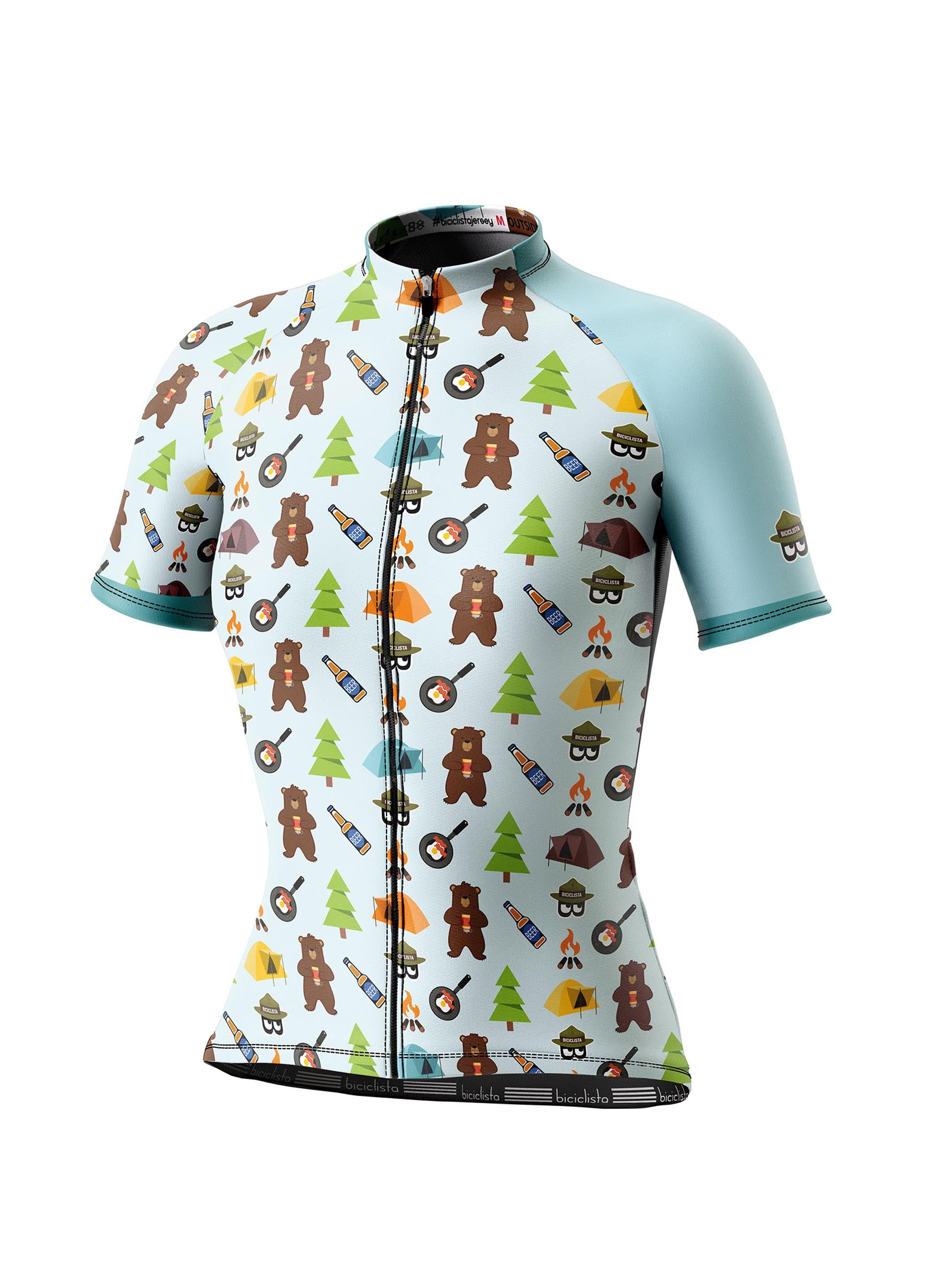 BIKE CAMPING VIBES - Women's Right-on Jersey