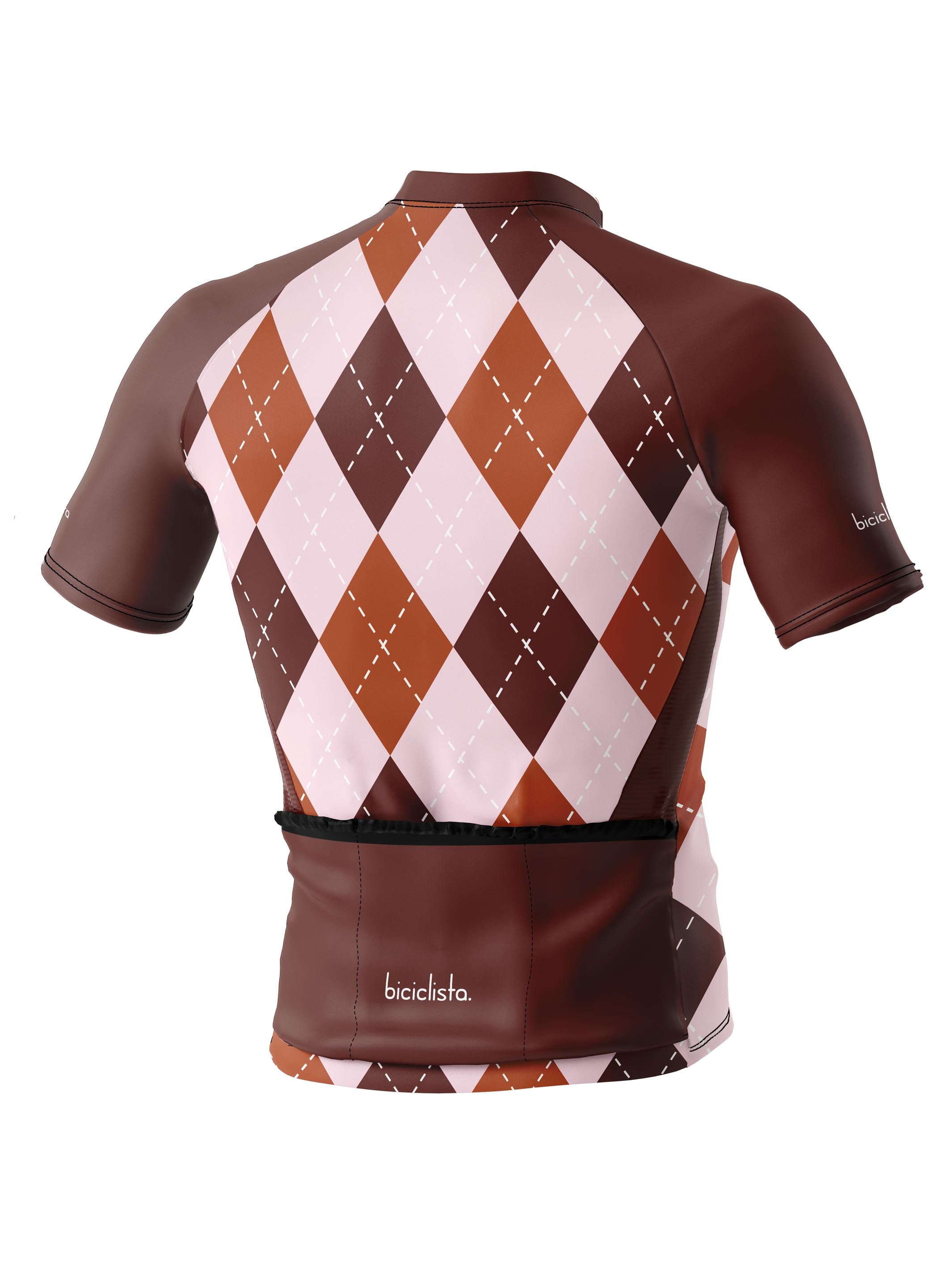 ARGYLE BROWN - Men's Cycling Jersey