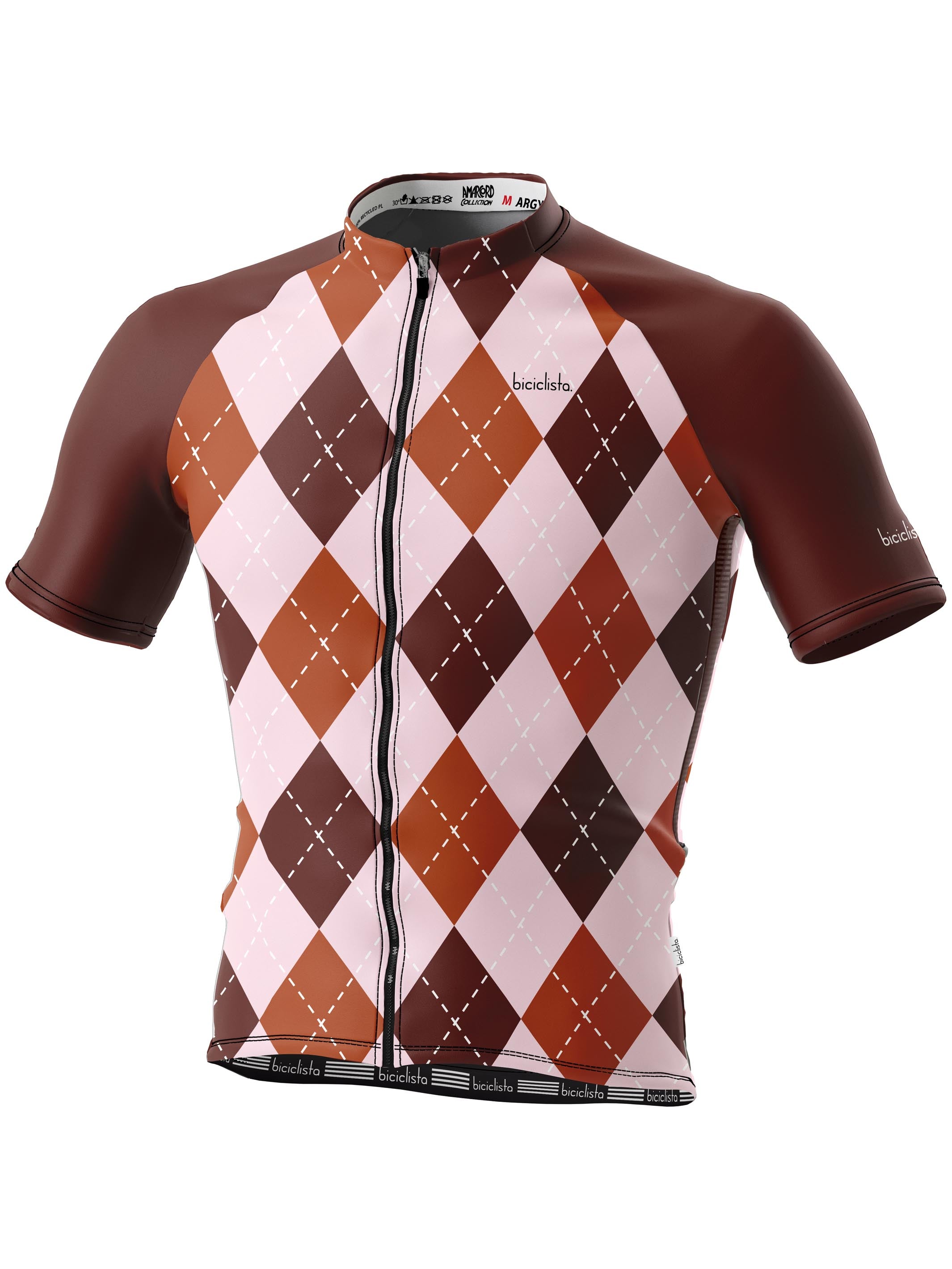 ARGYLE BROWN - Men's Cycling Jersey