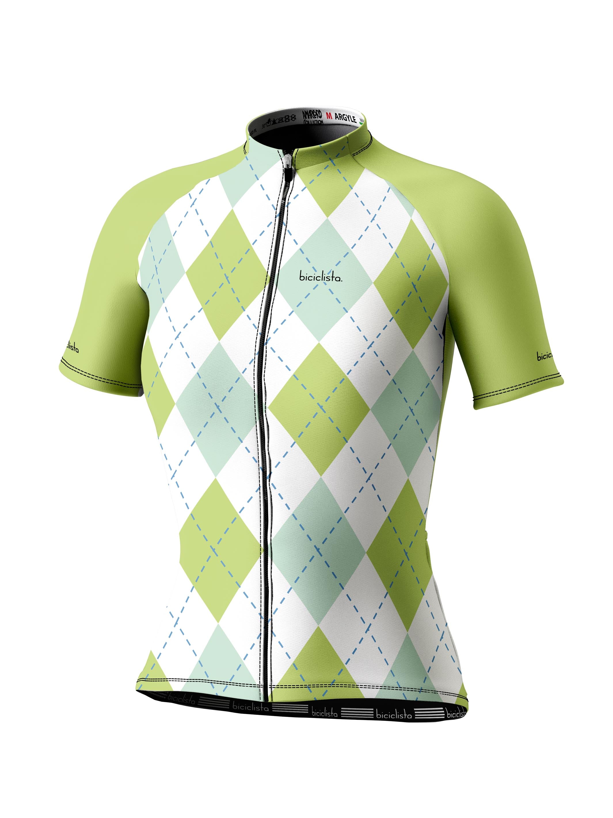 ARGYLE GREEN - Women's Cycling Jersey