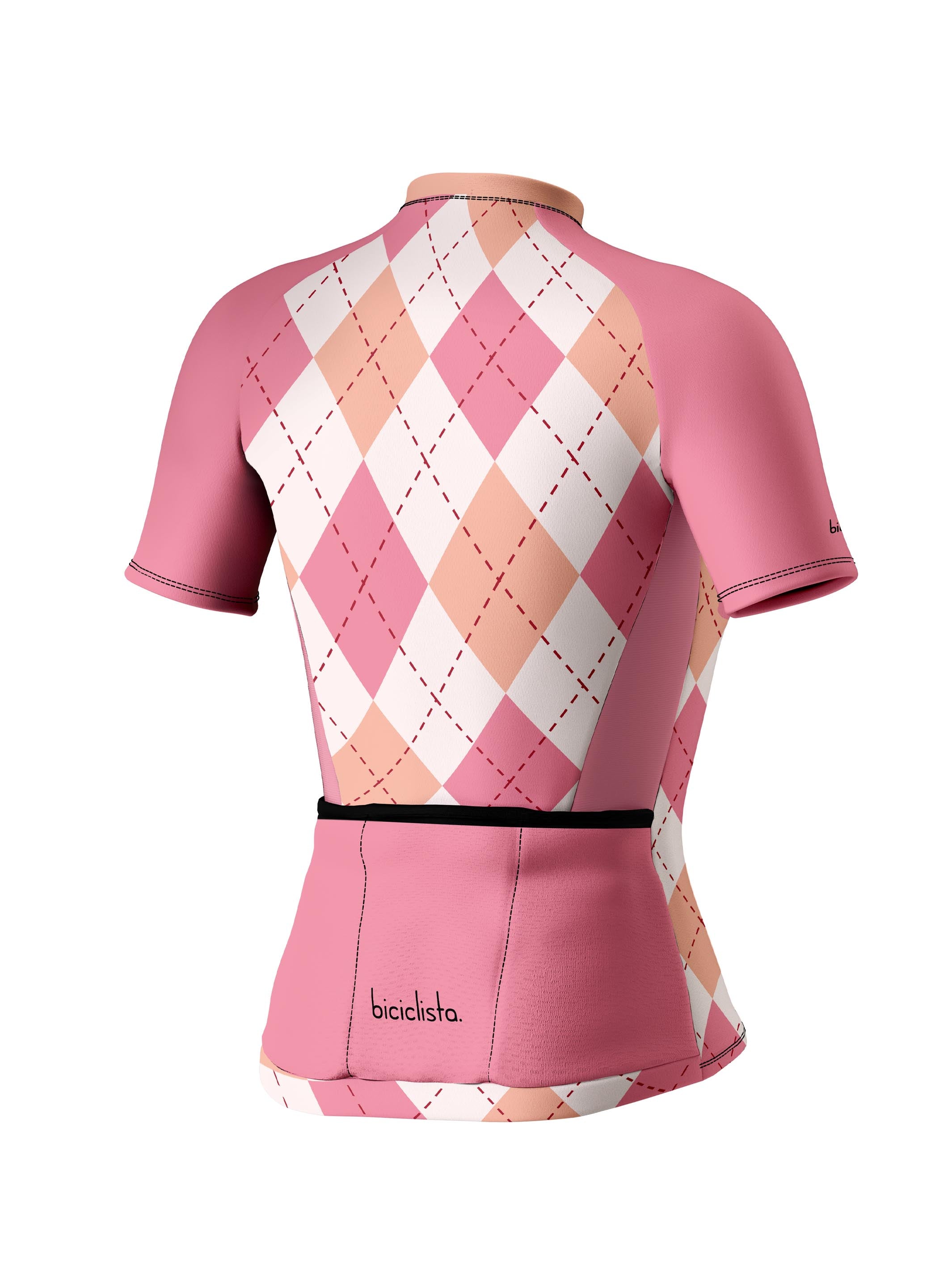 ARGYLE PINK - Women's Cycling Jersey