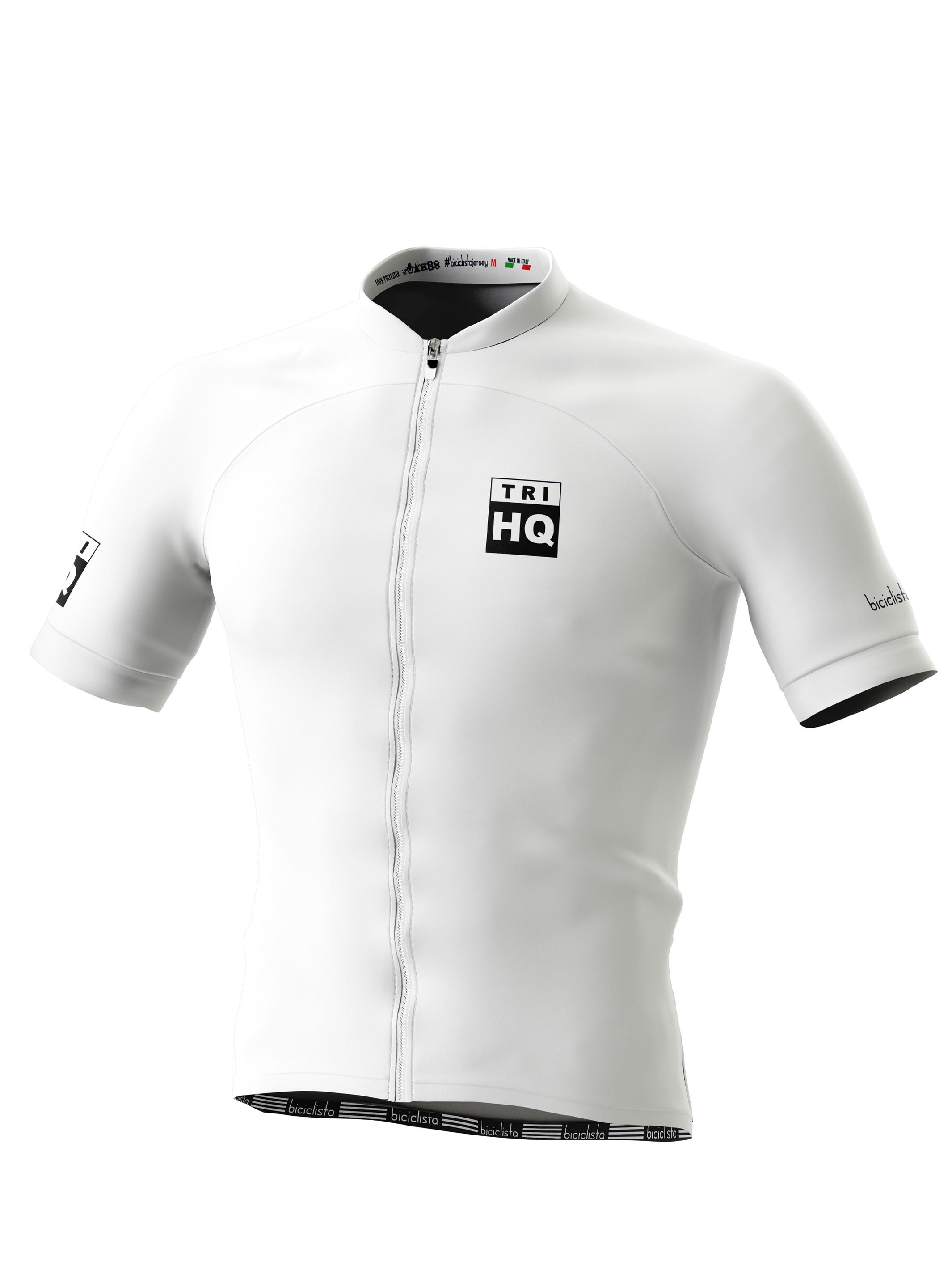 TRI HQ White Cycling Jersey