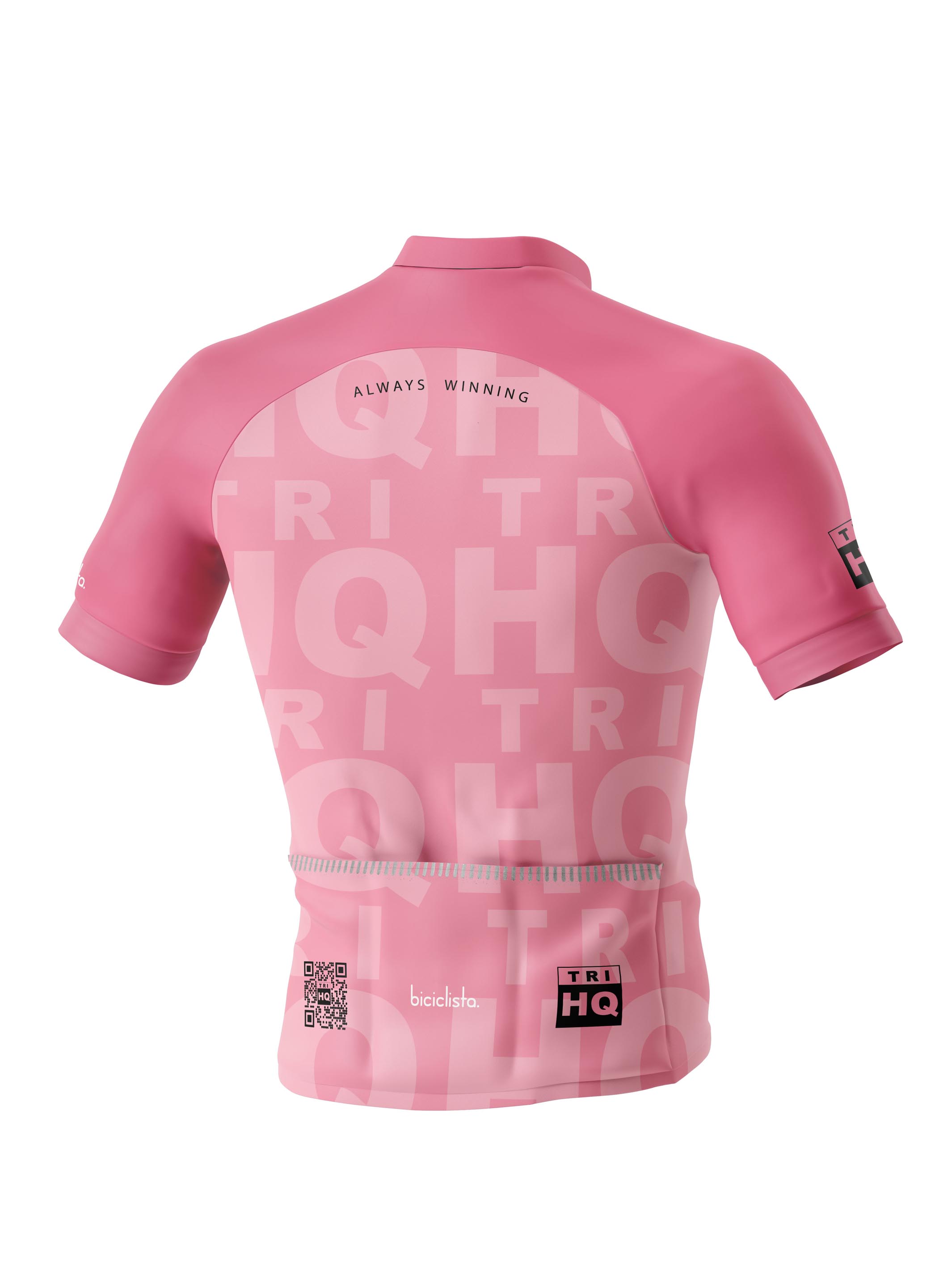 TRI HQ Pink Cycling Jersey